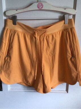 lululemon athletica Yellow Drawstring Athletic Shorts